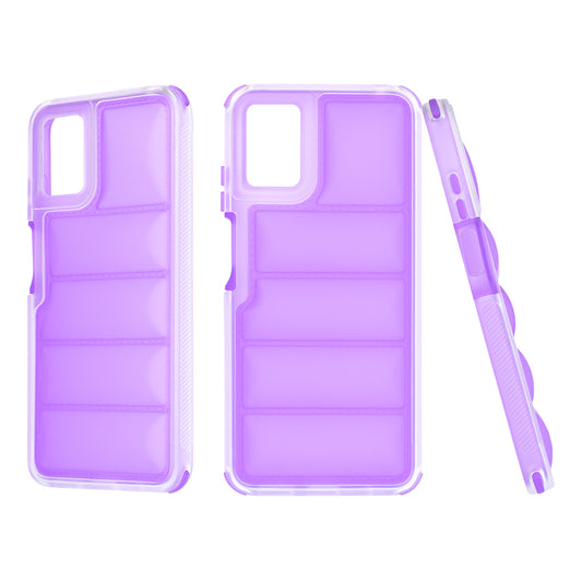 Hoes voor Motorola Moto E22i / E22, Techsuit, Wave Shield, Paars