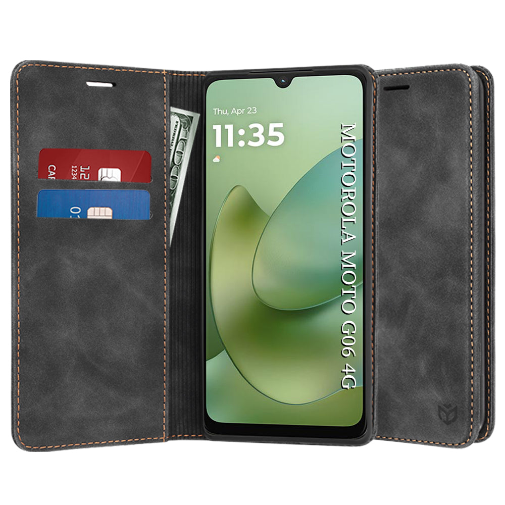 Hülle für Motorola Moto G06, Techsuit, Confy, Schwarz