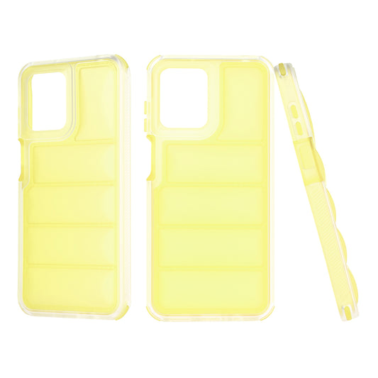 Hoes voor Motorola Moto G13 / G23 / G53, Techsuit, Wave Shield, Geel