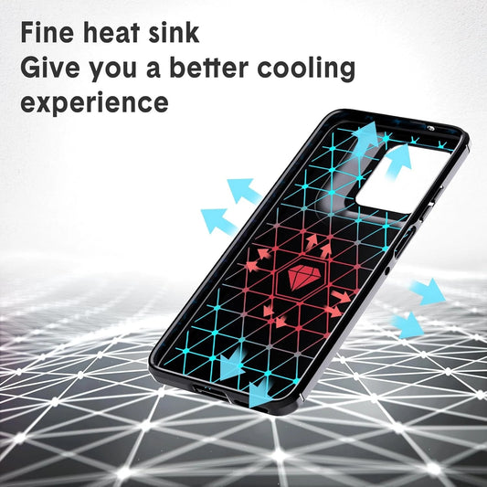 Hoes voor Motorola Moto G15 / G15 Power, Techsuit, Carbon, Zwart
