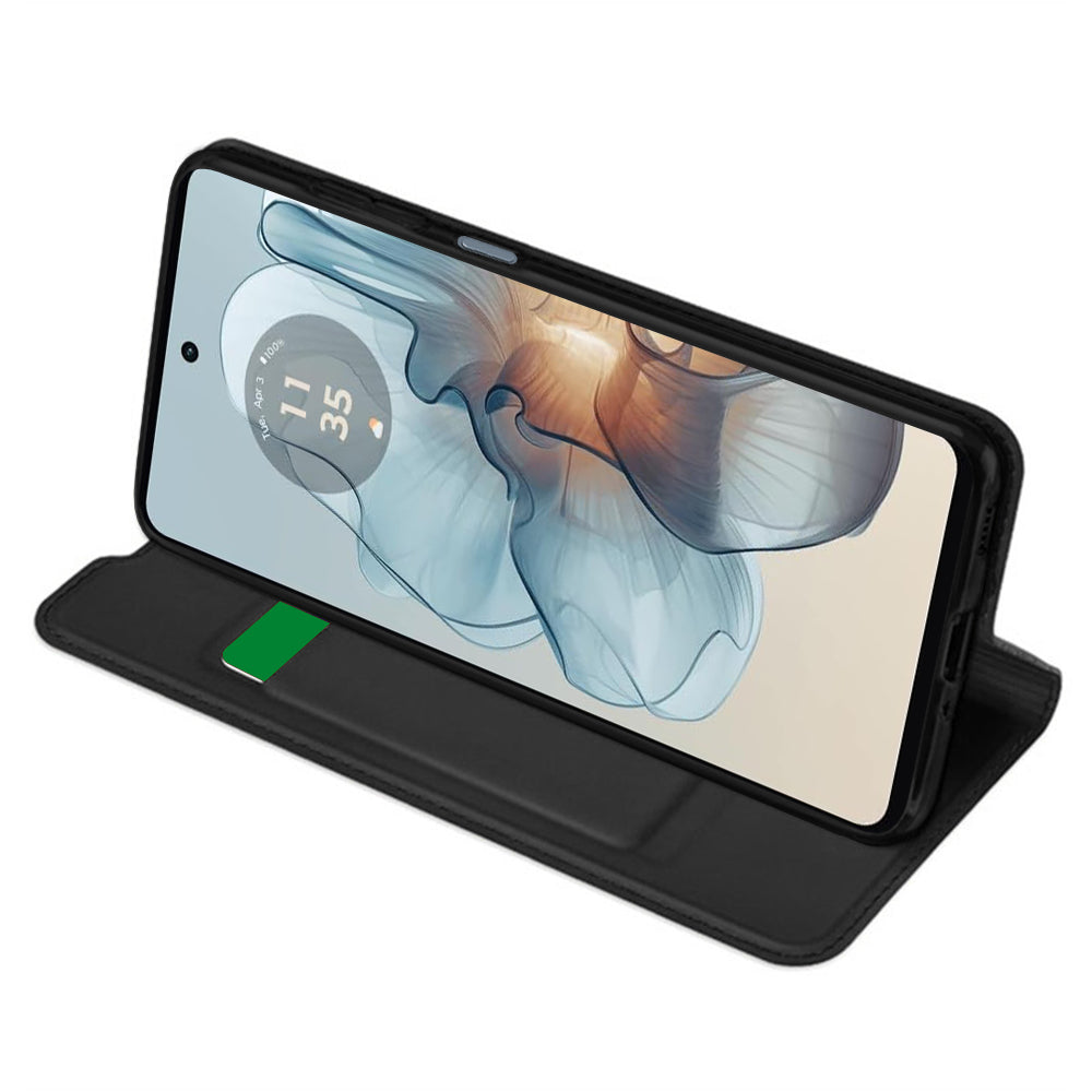 Coque pour Motorola Moto G24 Power, Techsuit, Magskin Book, Noire
