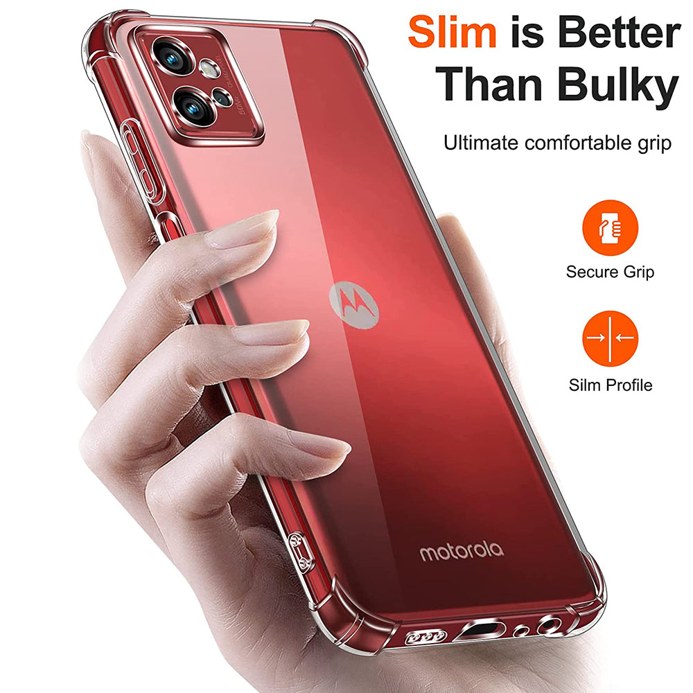 Coque pour Motorola Moto G32, Techsuit, Anti-choc Claire, Transparente