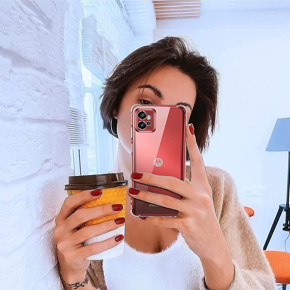 Coque pour Motorola Moto G32, Techsuit, Anti-choc Claire, Transparente