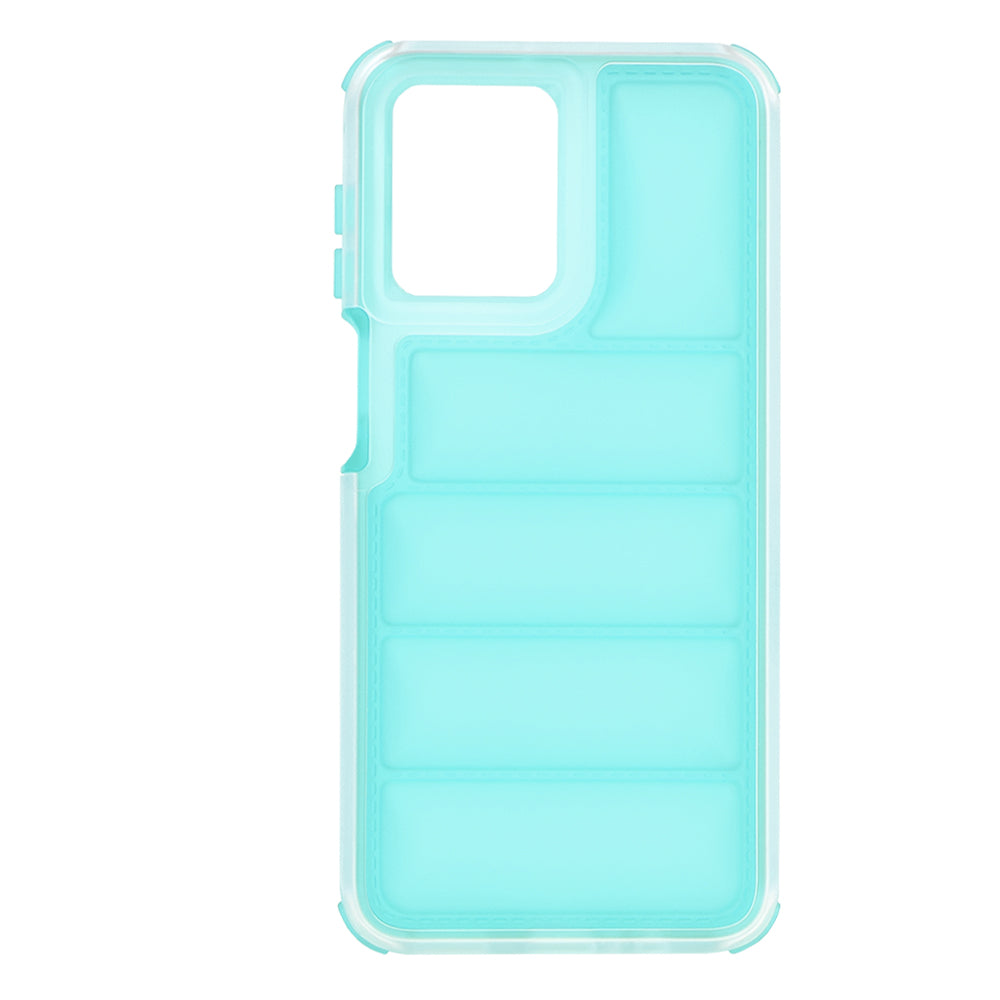 Coque pour Motorola Moto G54, Techsuit, Wave Shield, Turquoise