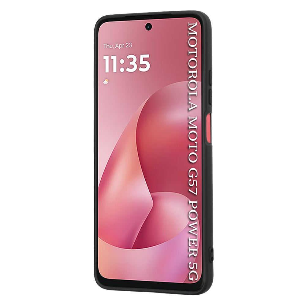 Étui pour Motorola Moto G67 Power / G57 Power, Techsuit, SoftFlex, Noir