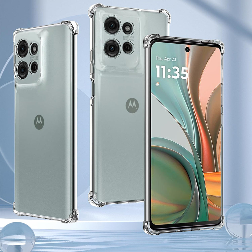 Coque pour Motorola Moto G75, Techsuit, Anti-choc Claire, Transparente