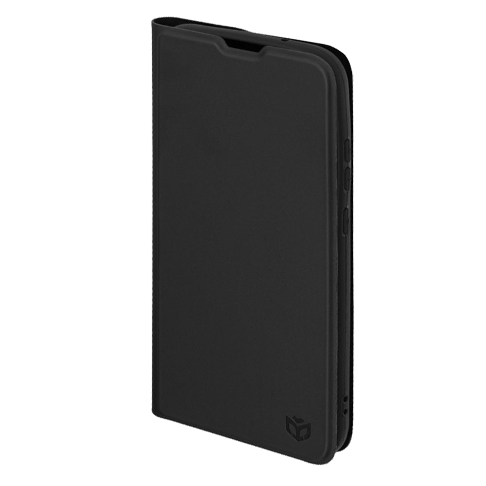 Hoes voor Motorola Moto G77 / G67, Techsuit, Magskin Book, Zwart