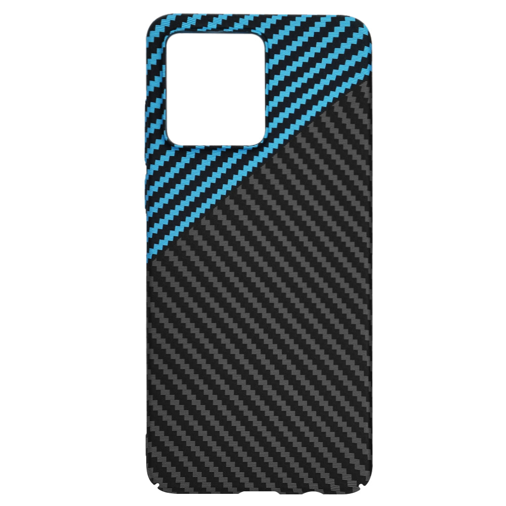 Coque pour Motorola Moto G84, Techsuit, Carbonite FiberShell, Noir Bleu