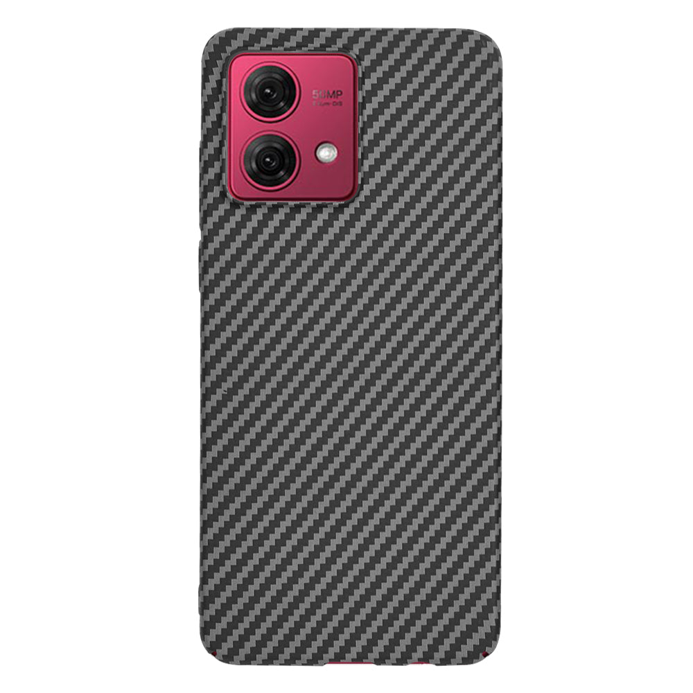 Coque pour Motorola Moto G84, Techsuit, Carbonite FiberShell, Noire