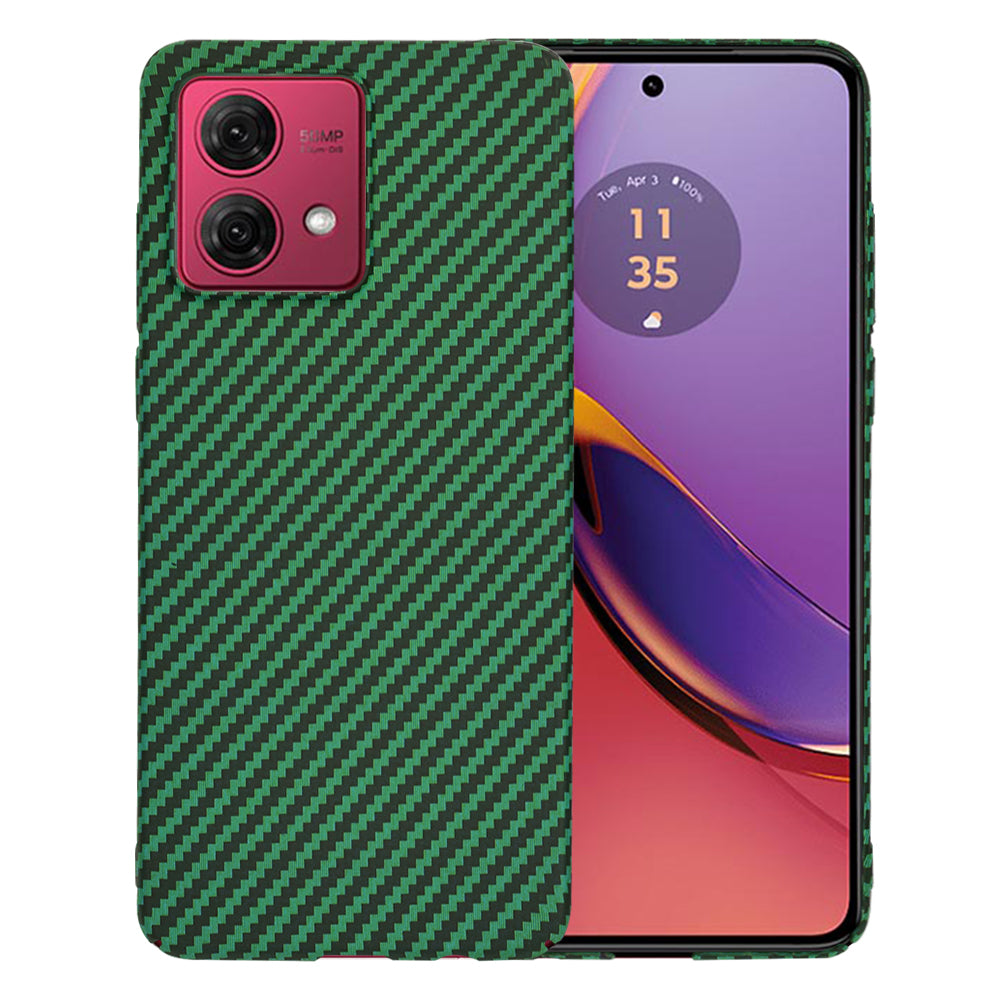 Coque pour Motorola Moto G84, Techsuit, Carbonite FiberShell, Vert