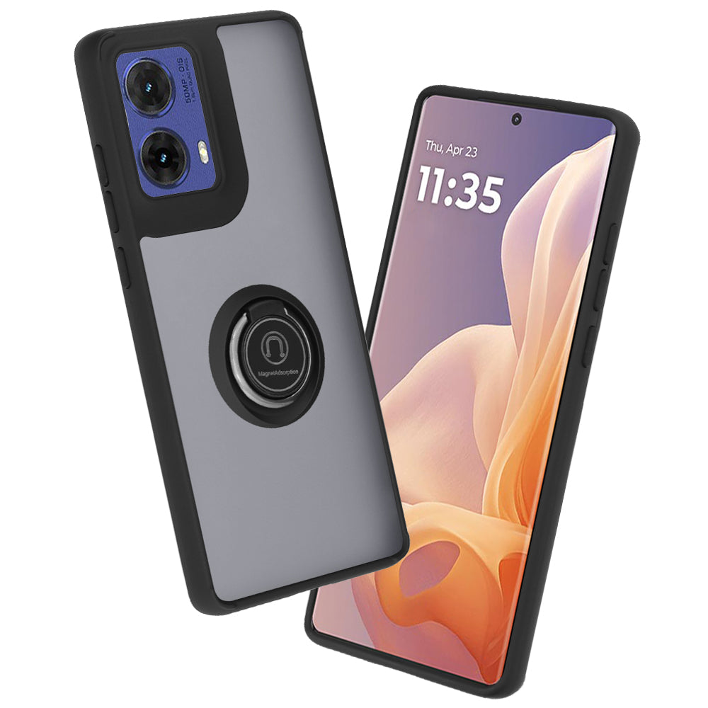 Coque pour Motorola Moto G85, Techsuit, Glinth, Noire