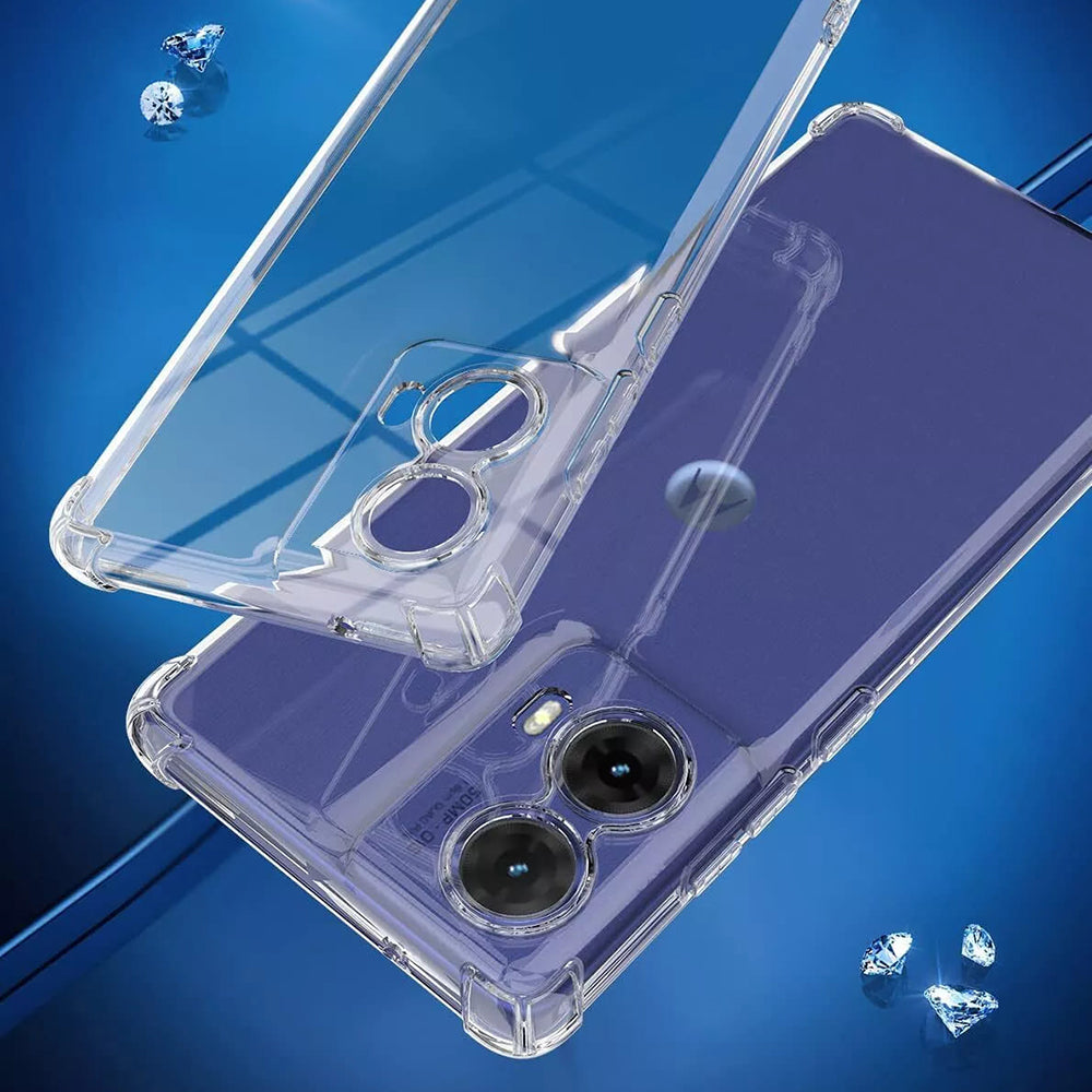 Coque pour Motorola Moto G85, Techsuit, Anti-choc Claire, Transparente