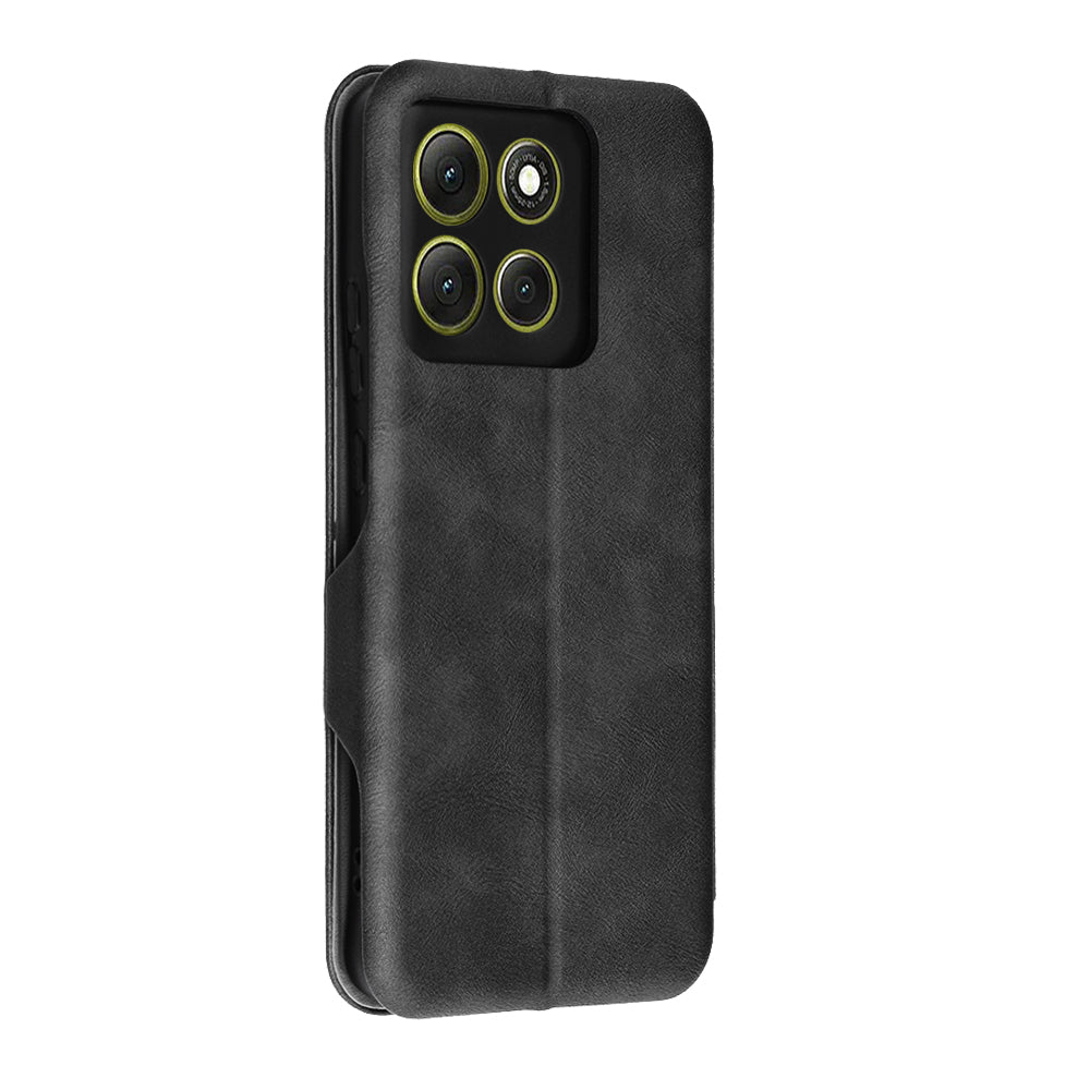 Hülle für Motorola Moto G86, Techsuit, Safe Wallet Plus, Schwarz