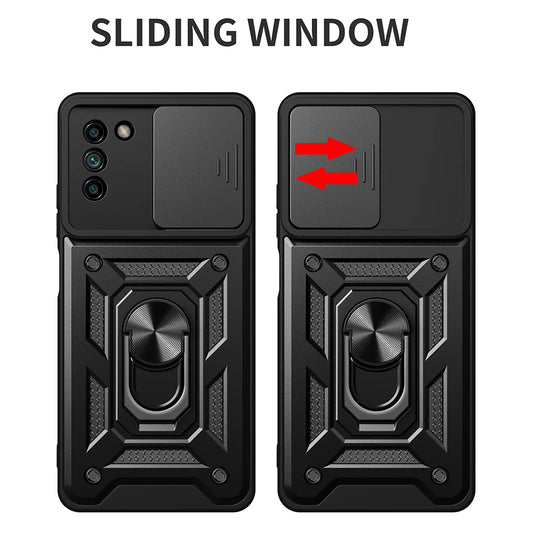 Hoes voor Nokia G21 / G11, Techsuit, CamShield, Zwart