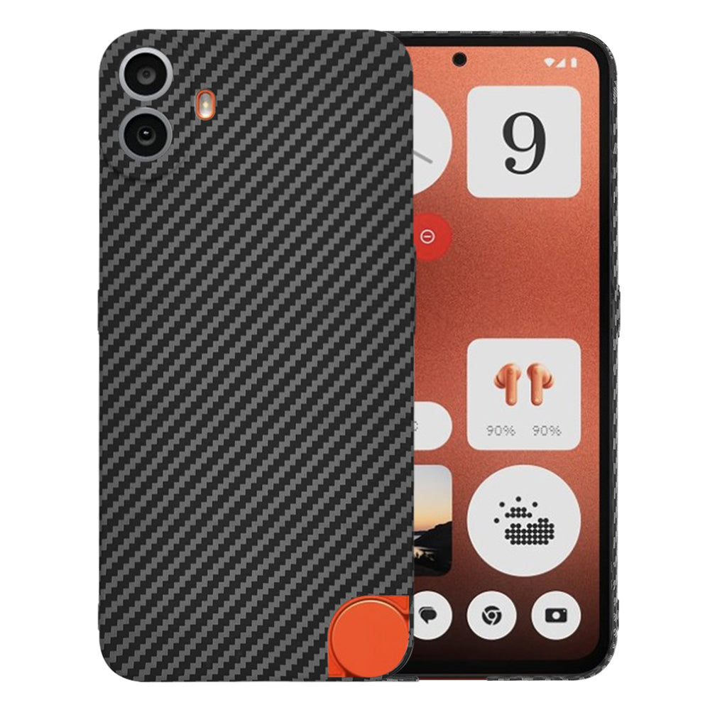 Coque pour Nothing CMF Phone 1, Techsuit, Carbonite FiberShell, Noire