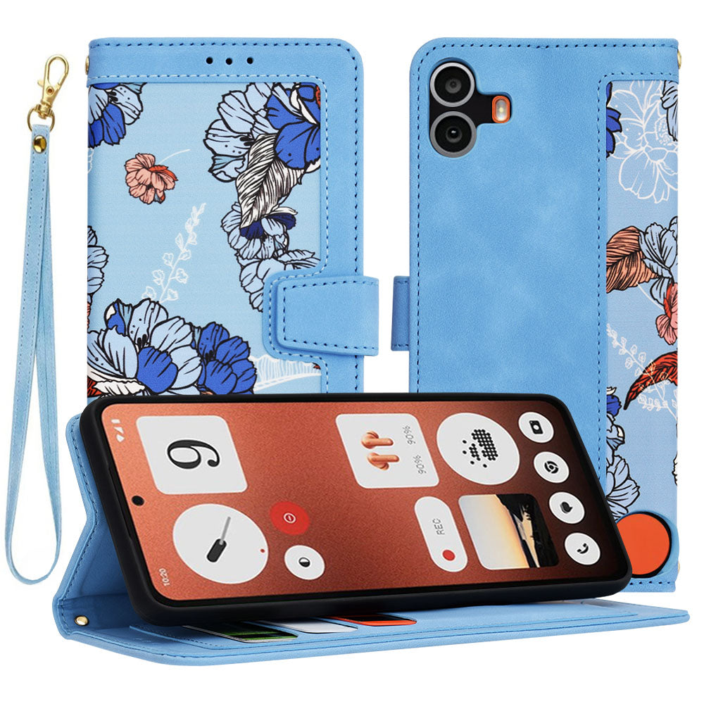 Coque pour Nothing CMF Phone 1, Techsuit, FlipCraft, Bleu