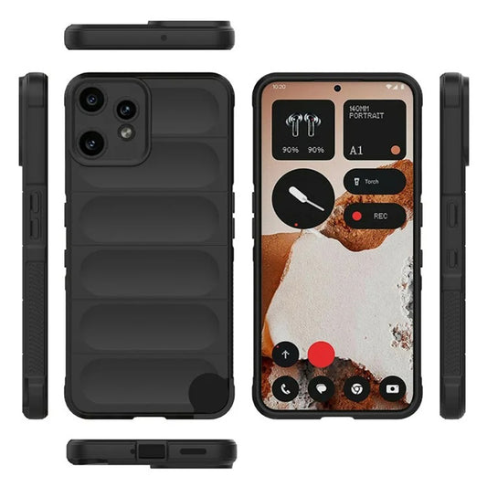 Hoes voor Nothing CMF Phone 2 Pro, Techsuit, Magic Shield, Zwart