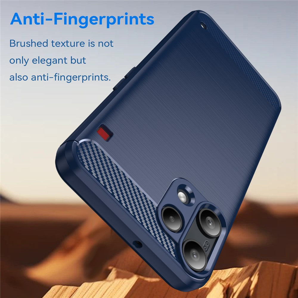 Étui pour Nothing Phone (3a) Lite, Techsuit, Carbone, Bleu