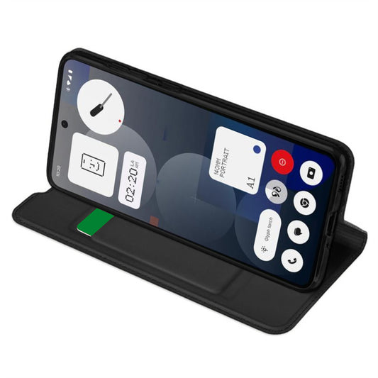 Hoes voor Nothing Phone (3a) Pro, Techsuit, Magskin Book, Zwart