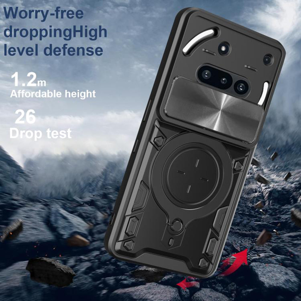 Coque pour Nothing Phone (3a), Techsuit, CamGuard Pro, Rouge
