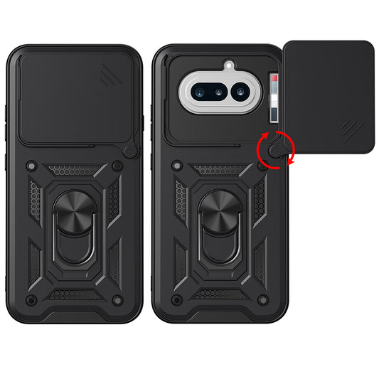 Hoes voor Nothing Phone (4a), Techsuit, CamShield, Blauw