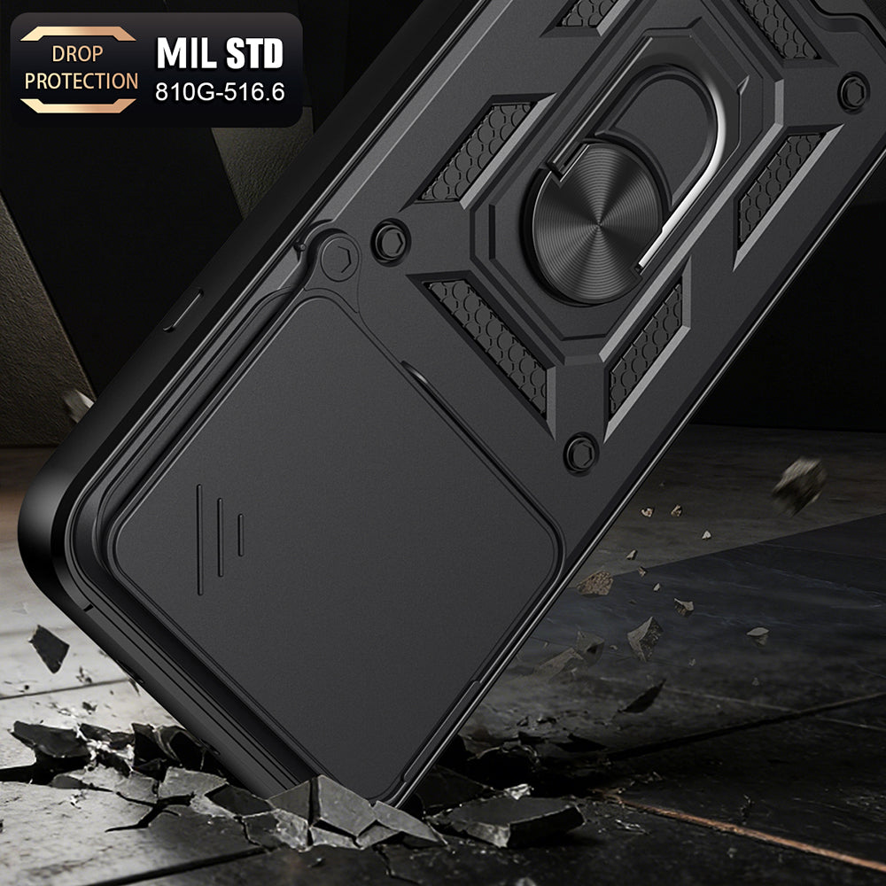 Coque pour Nothing Phone (4b), Techsuit, CamShield, Noire