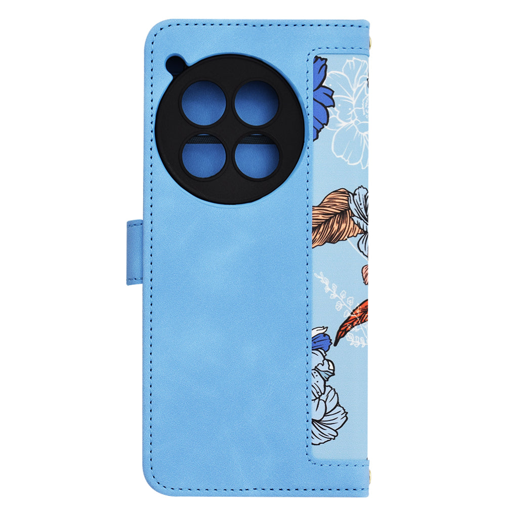 Coque pour OnePlus 12, Techsuit, FlipCraft, Bleu