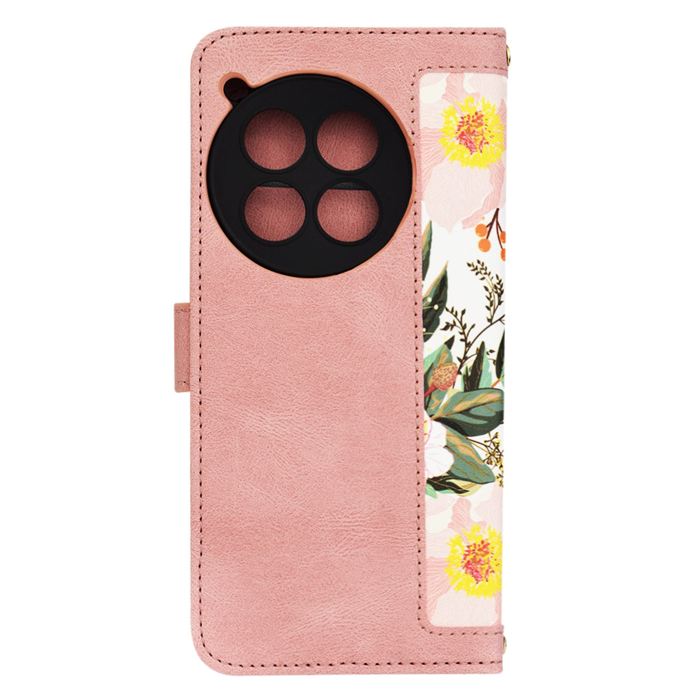 Coque pour OnePlus 12, Techsuit, FlipCraft, Rose