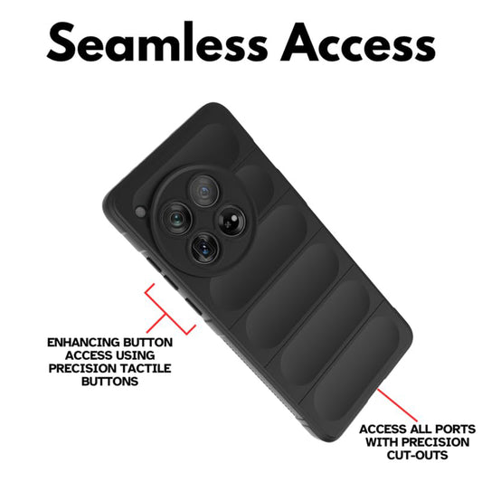 Coque pour OnePlus 12, Techsuit, Magic Shield, Noire
