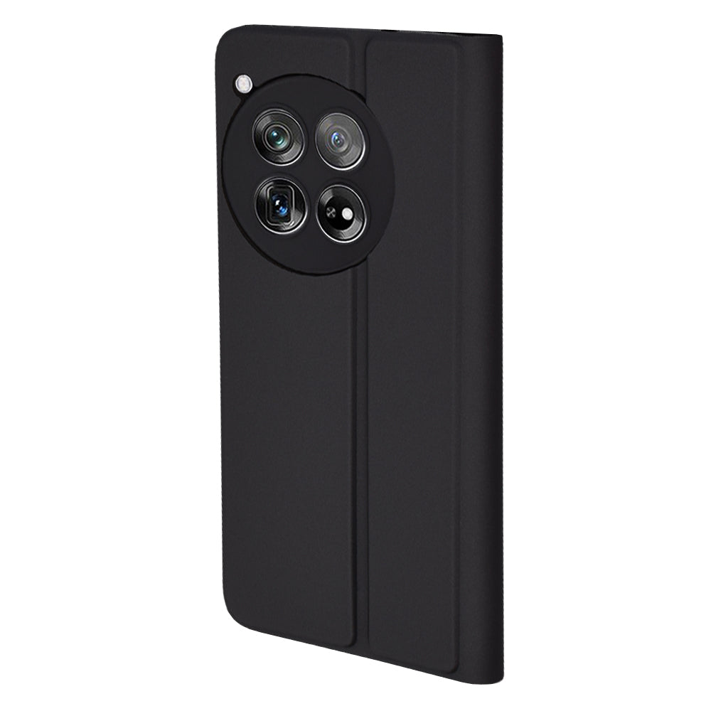 Coque pour OnePlus 12, Techsuit, Magskin Book, Noire