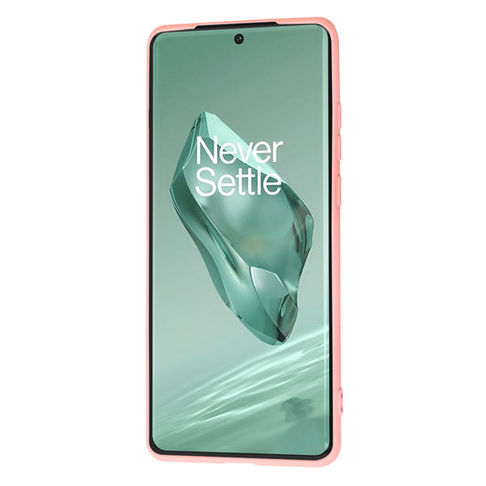 Coque pour OnePlus 12, Techsuit, SoftFlex, Rose Clair