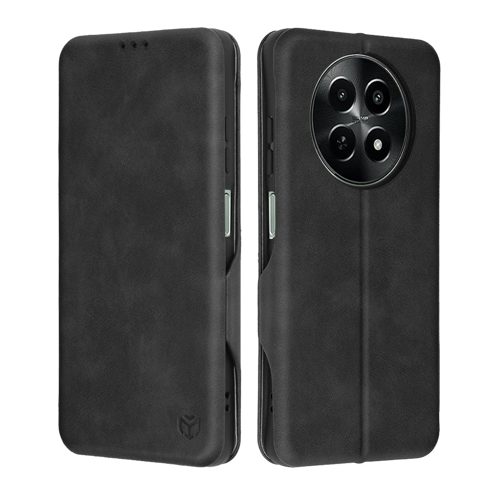 Coque pour OnePlus 12R, Techsuit, Safe Wallet Plus, Noire