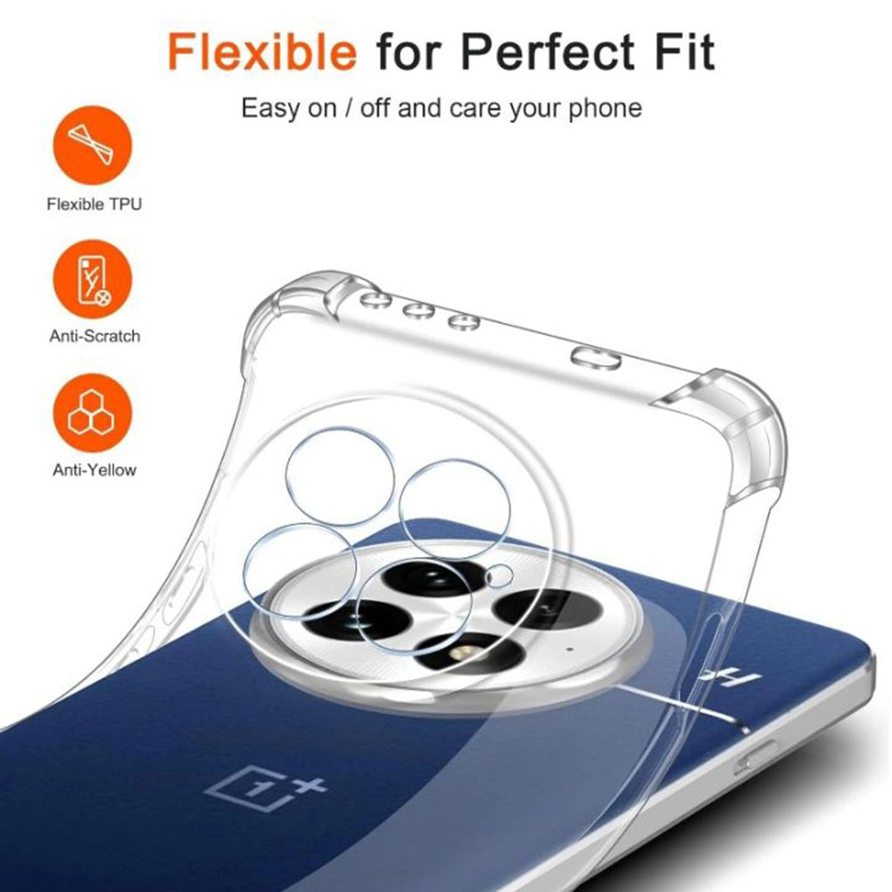 Coque pour OnePlus 13, Techsuit, Anti-choc Claire, Transparente