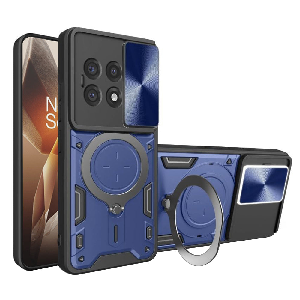 Coque pour OnePlus 13R, Techsuit, CamGuard Pro, Bleue