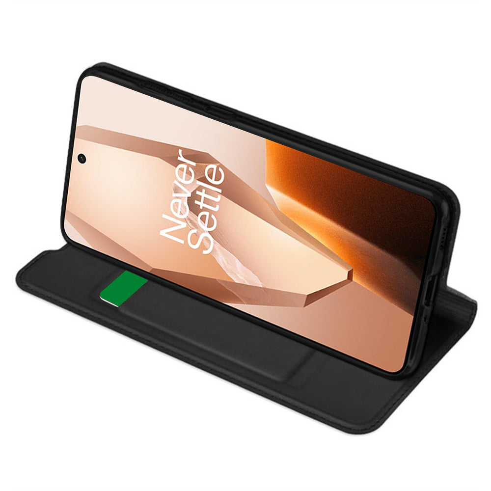 Coque pour OnePlus 13R, Techsuit, Magskin Book, Noire