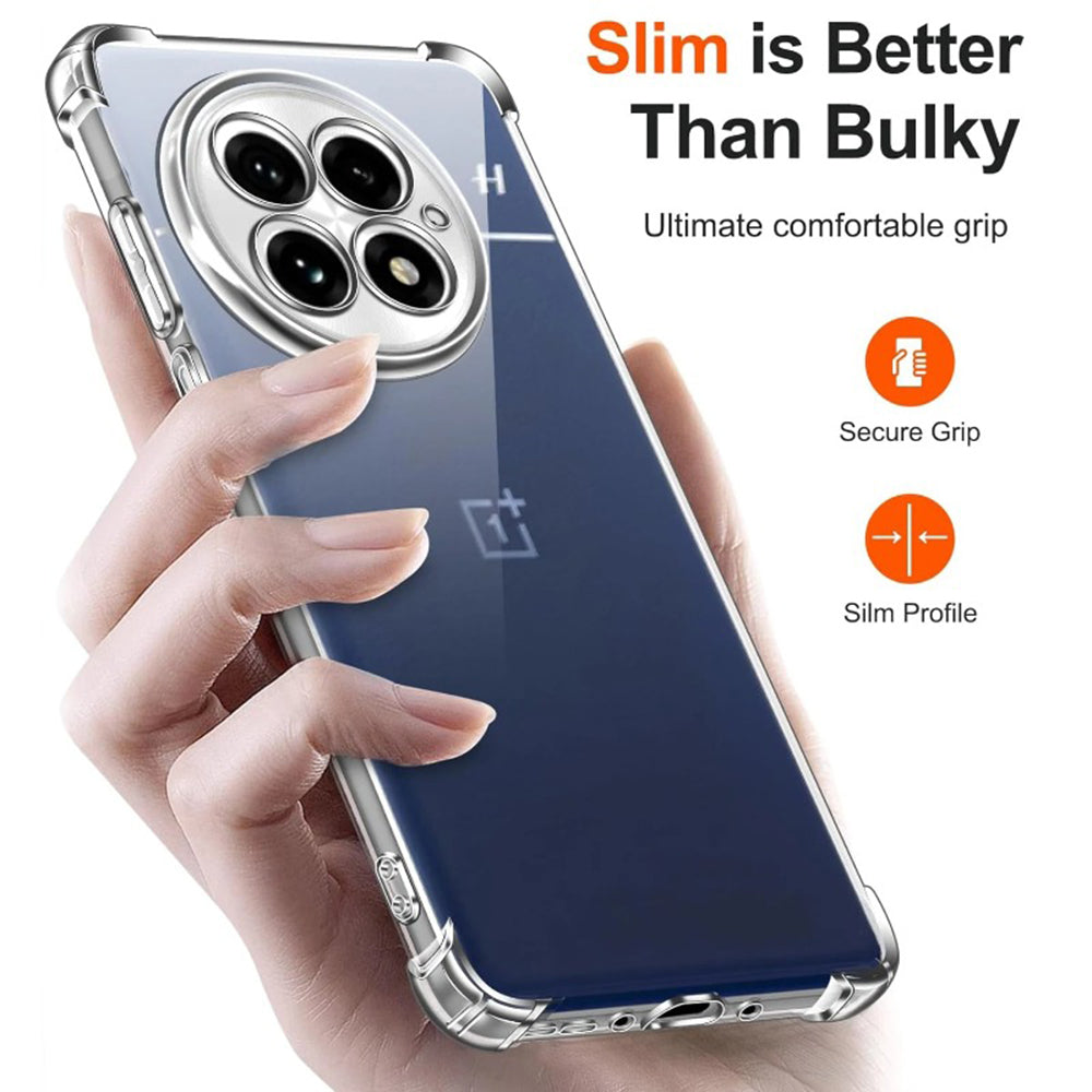 Coque pour OnePlus 13R, Techsuit, Anti-choc Claire, Transparente