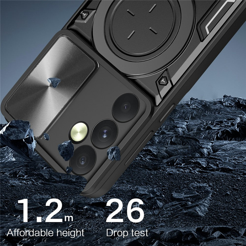 Hoes voor OnePlus 15, Techsuit, CamGuard Pro, Paars