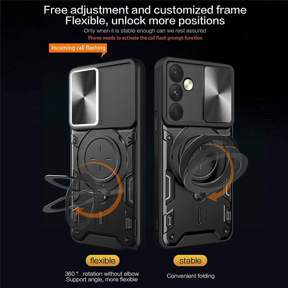 Hoes voor OnePlus 15, Techsuit, CamGuard Pro, Paars
