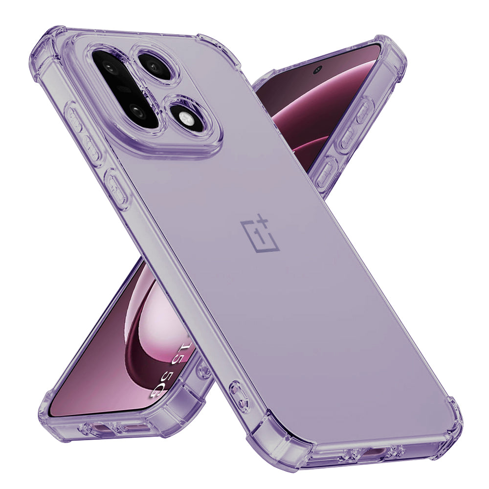 Hülle für OnePlus 15, Techsuit, Shockproof Clear, Rauchfarben