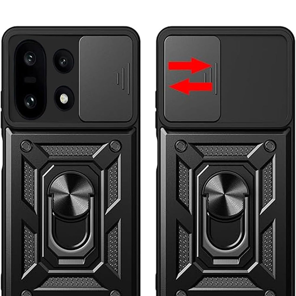 Hülle für OnePlus 15R, Techsuit, CamShield, Schwarz