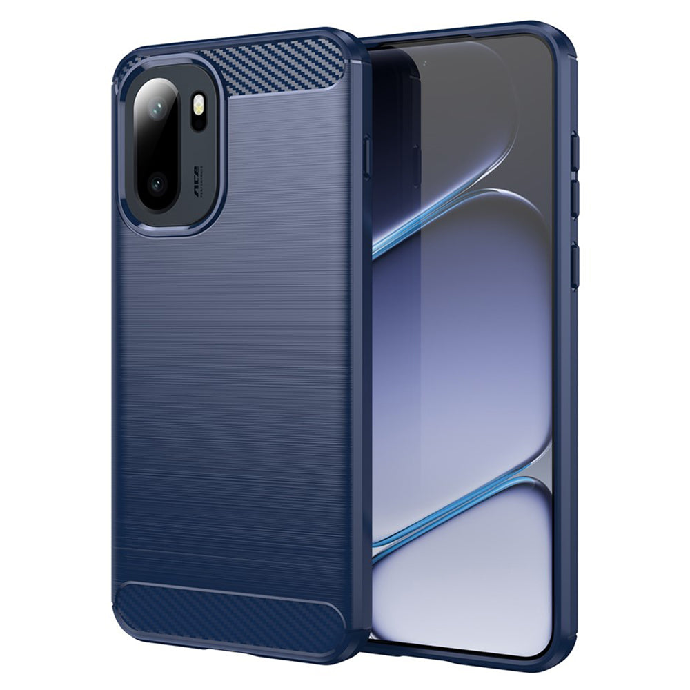 Hülle für OnePlus 15R, Techsuit, Carbon, Blau