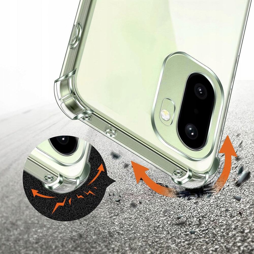 Hülle für OnePlus 15R, Techsuit, Shockproof Clear, Transparent