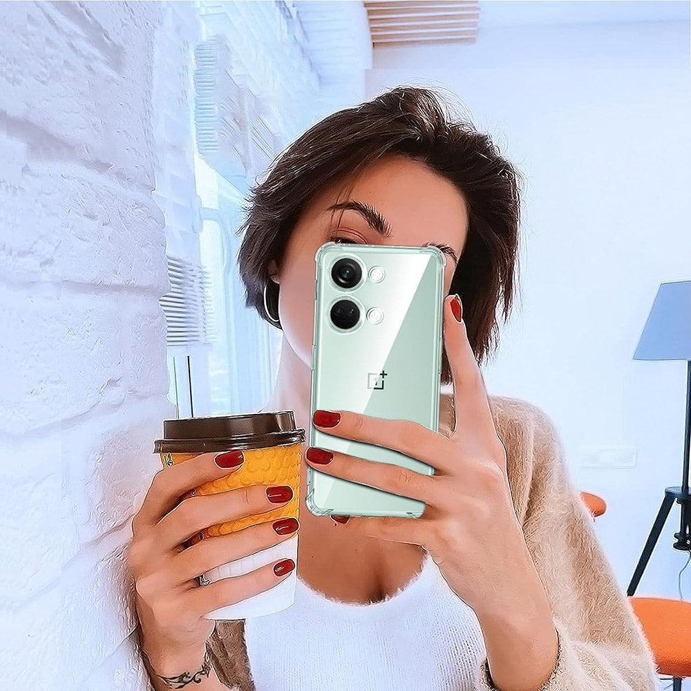 Coque pour OnePlus Nord 3, Techsuit, Anti-choc Claire, Transparente