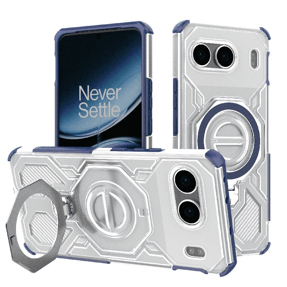 Coque pour OnePlus Nord 4, Techsuit, Carbon Shield Pro, Bleue