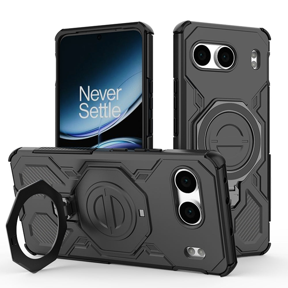 Coque pour OnePlus Nord 4, Techsuit, Carbon Shield Pro, Noire