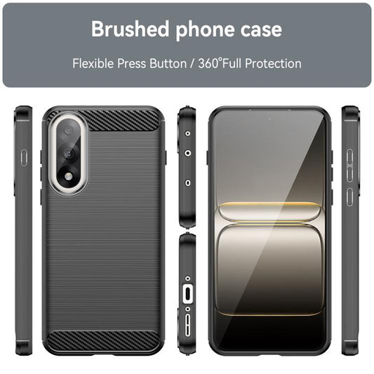 Hoes voor OnePlus Nord 5, Techsuit, Carbon, Zwart