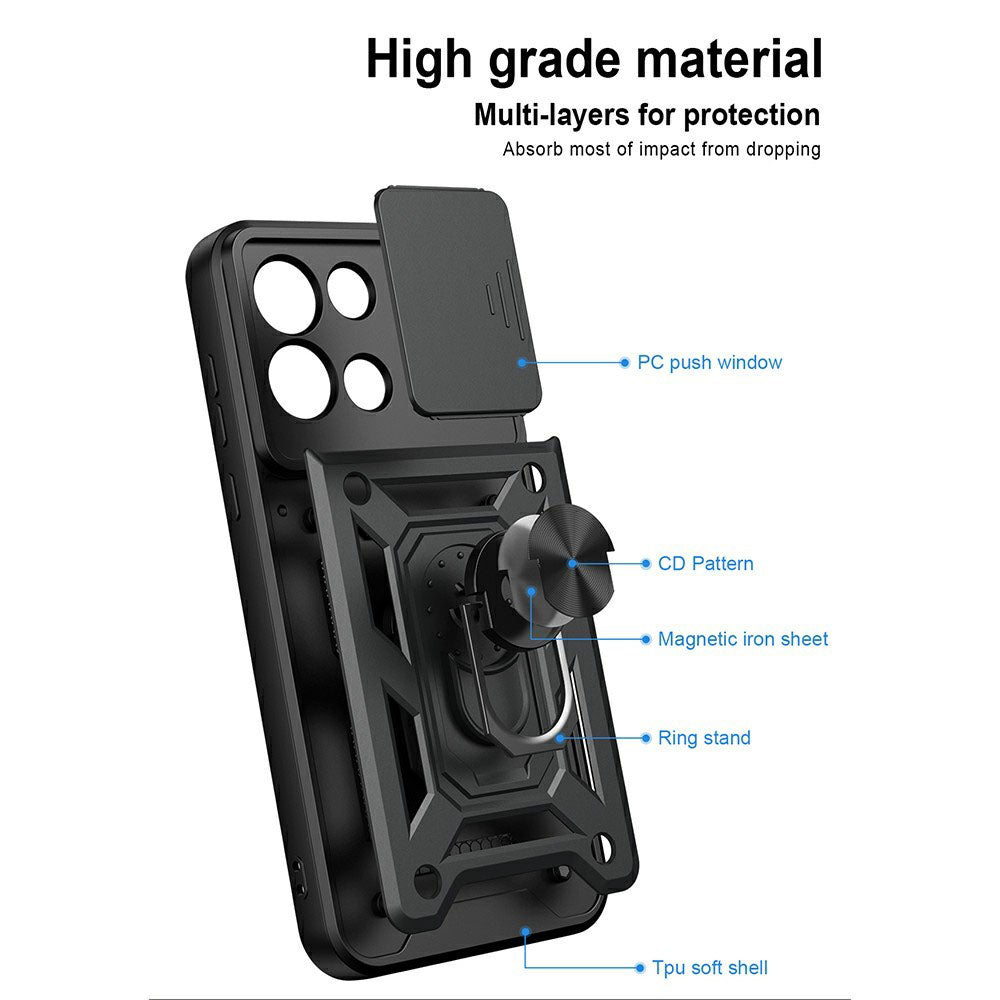 Case for OnePlus Nord 6, Techsuit, CamShield, Blue