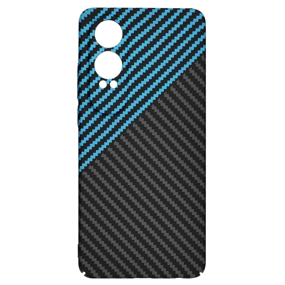 Hoes voor OnePlus Nord CE4 Lite, Techsuit, Carbonite FiberShell, Zwart Blauw