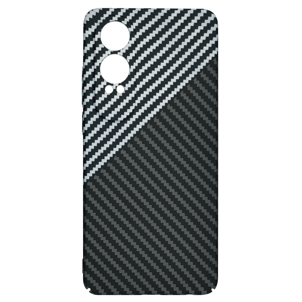 Hoes voor OnePlus Nord CE4 Lite, Techsuit, Carbonite FiberShell, Zwart Grijs