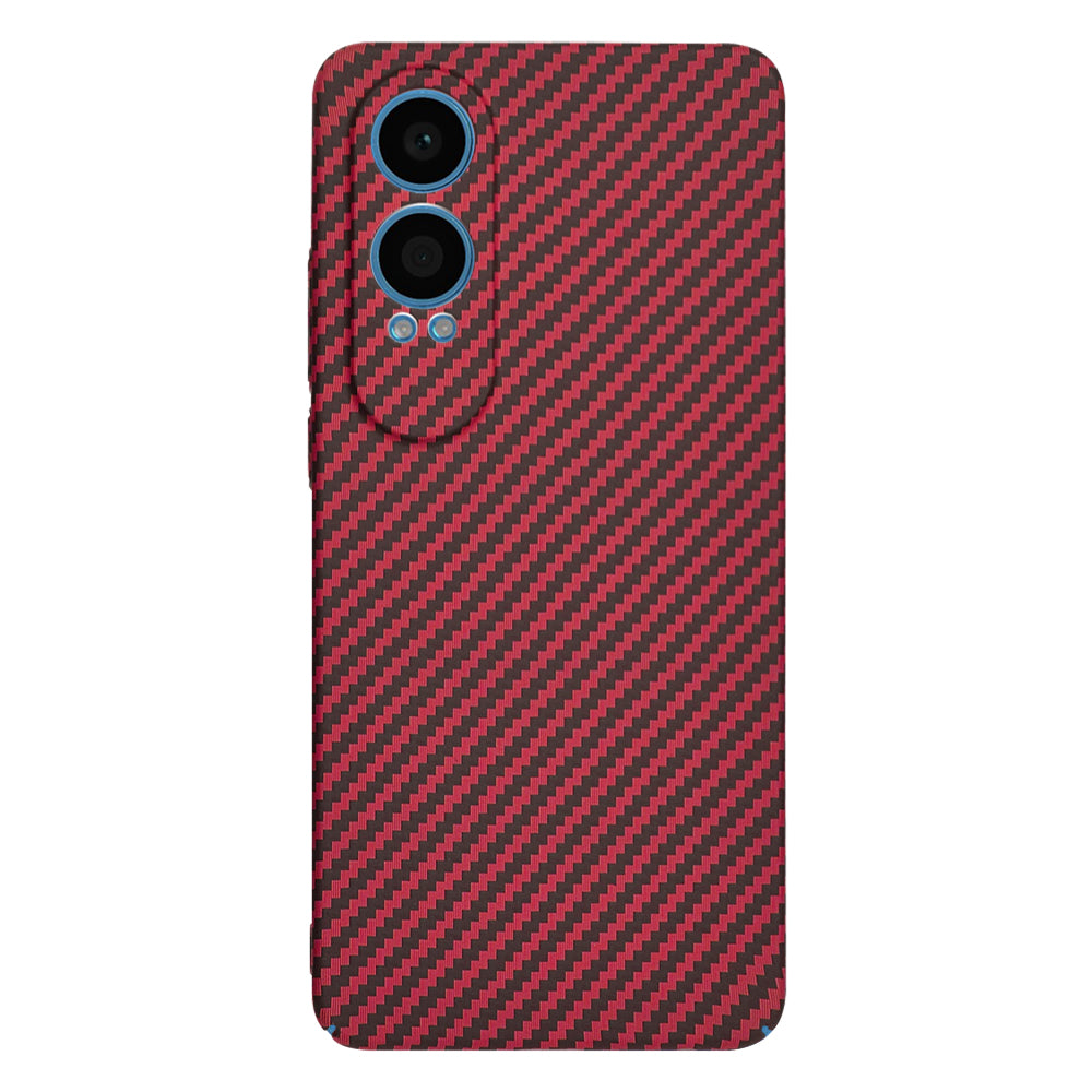 Coque pour OnePlus Nord CE4 Lite, Techsuit, Carbonite FiberShell, Rouge